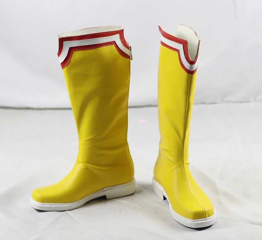All Might Scarpe Cosplay Stivali di Carnevale di Halloween Scarpe in pelle PU Puntelli Cosplay Anime realizzati su misura