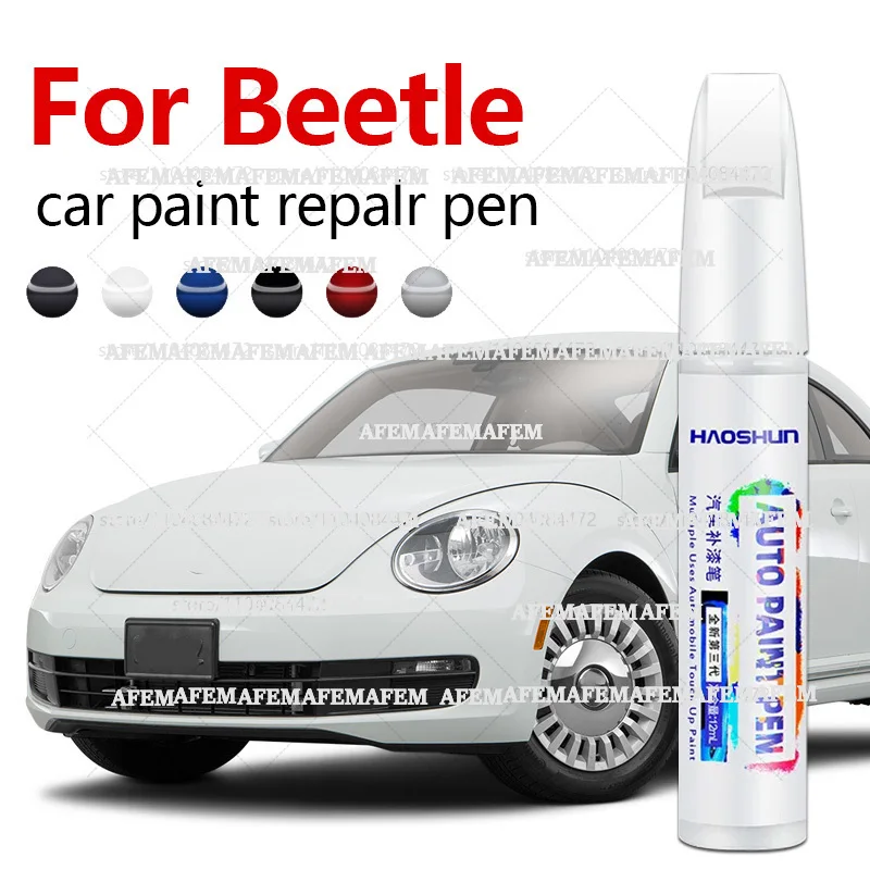 Car Paint Repair Pen For 1938-2019 Volkswagen Beetle Paint Scratch Repair Accessories Black LC9X Gray LD7X White LC9A Red LY3D