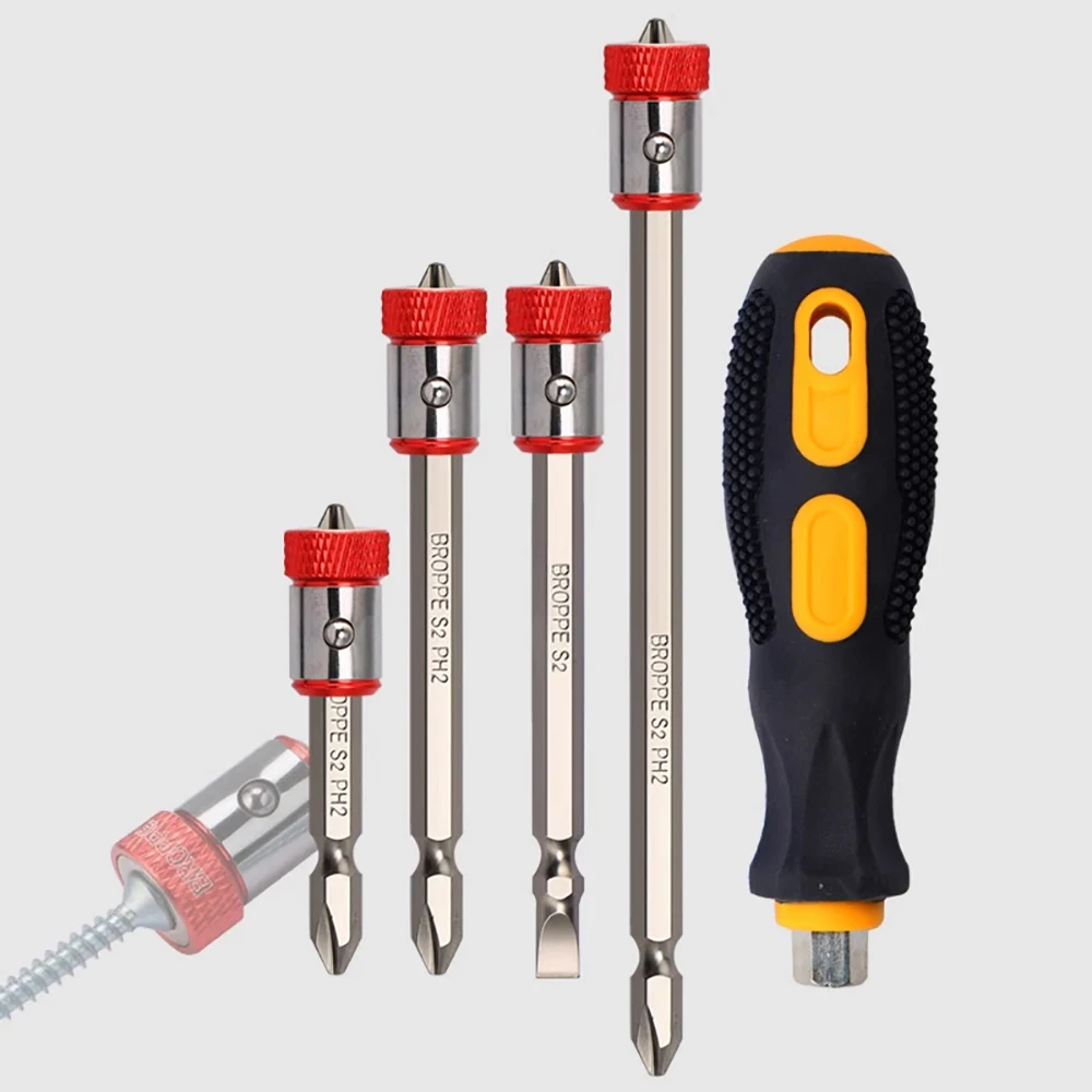 

Stubby Screwdriver, 2-in-1 Short Magnetic Screwdriver with Phillips and Flat Head, Small Pocket Screwdriver