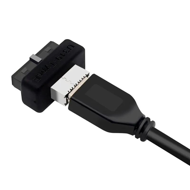 A31T USB Front Panel Adapter USB3.0 19PIN to Type-E Female Internal Vertical Connector for Motherboard