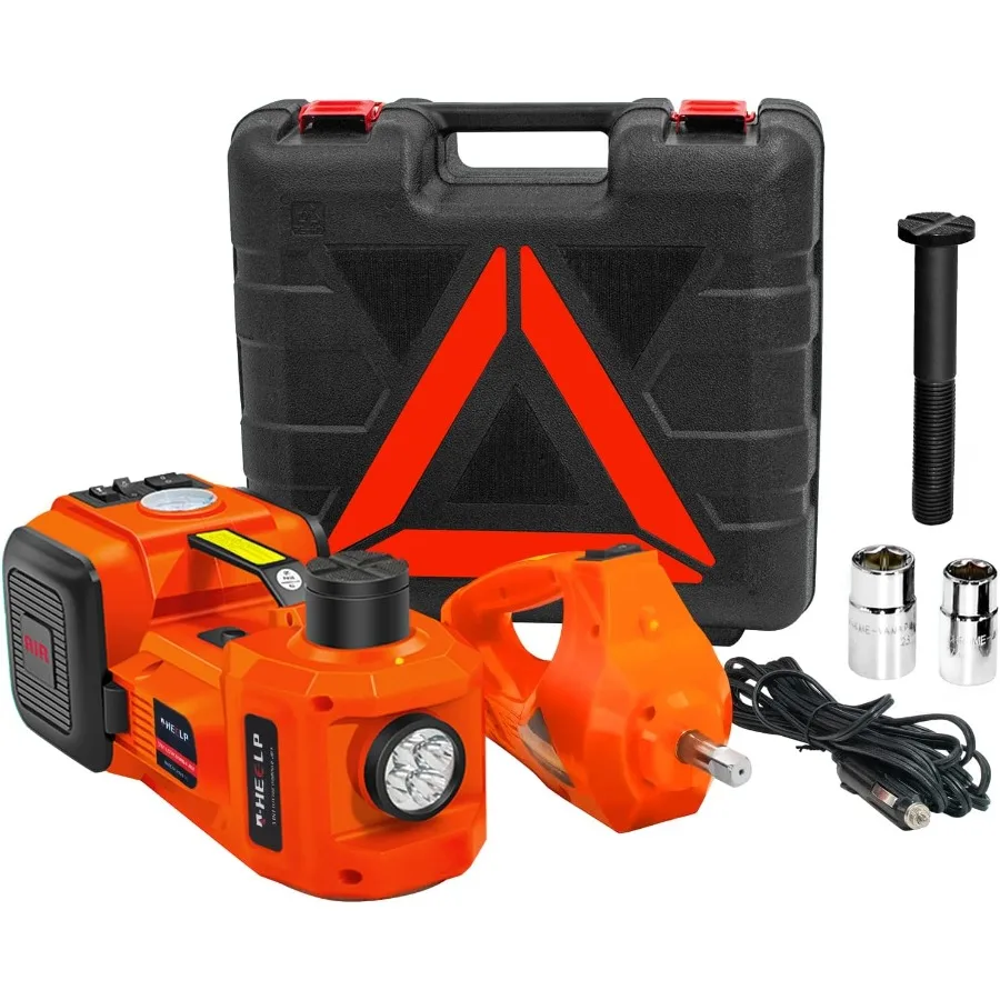 

5Ton 12V Electric Hydraulic Car Jack Lift with Electric Impact Wrench for SUV MPV Sedan Truck Tire Changing and Garage Repair L