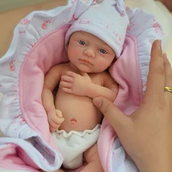 Muñeca de bebé de silicona de cuerpo completo para niños, muñeca Reborn realista, antiestrés, Alisa, Micro Preemie, 12