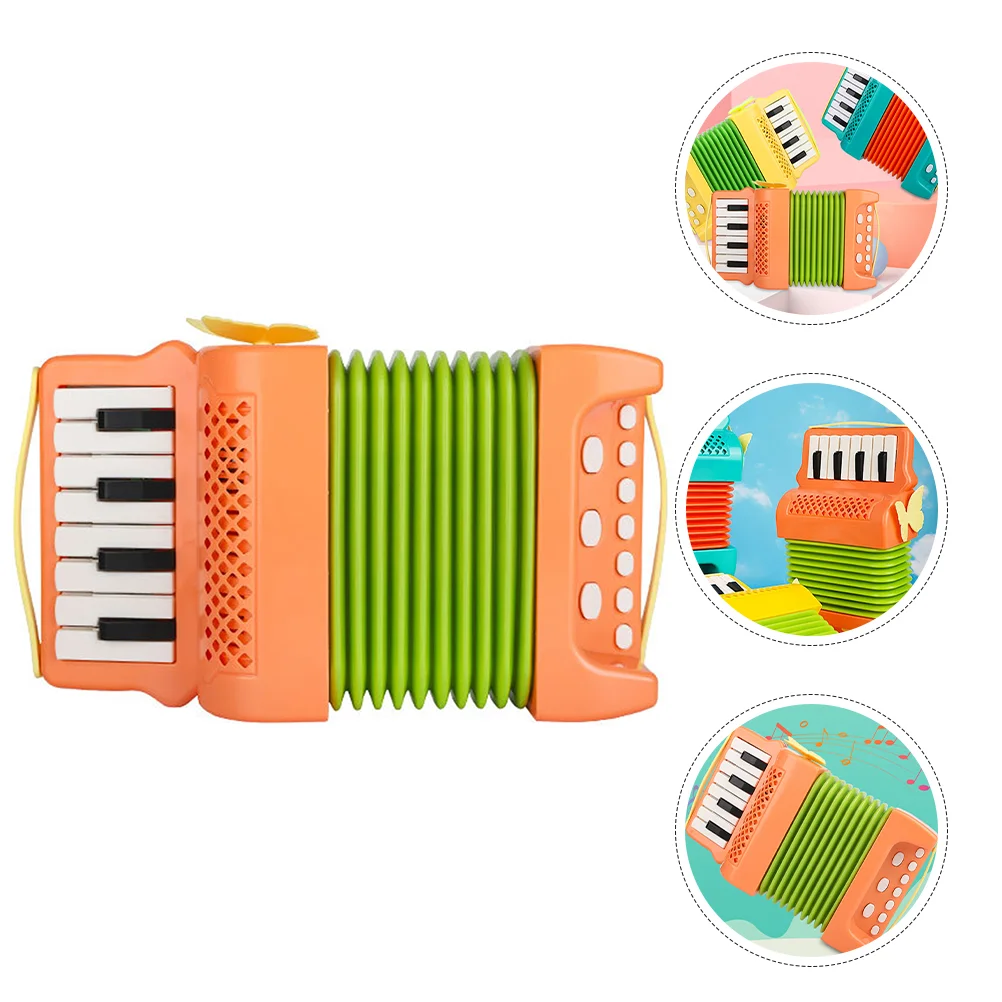 Children's Accordion Performance Instrument Taste Kids Preschool Musical Plastic