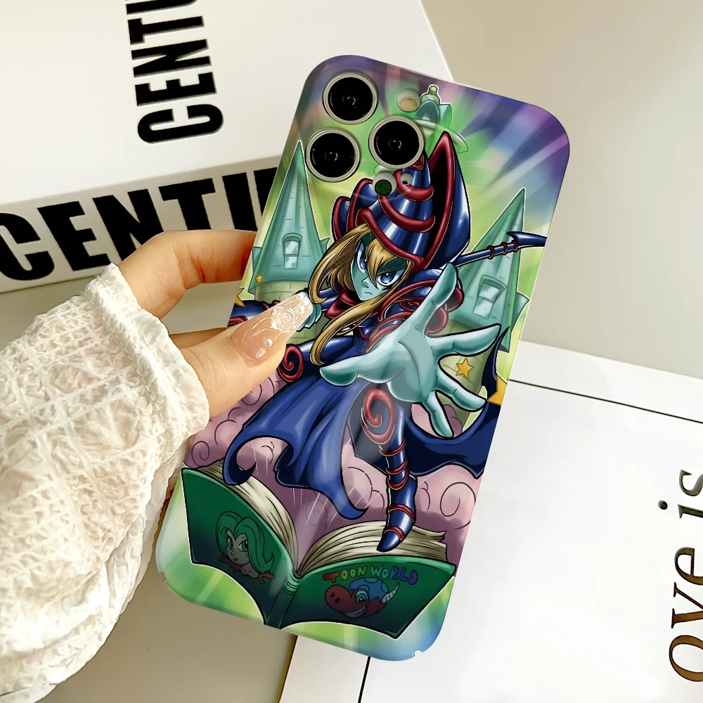 مغامرة أنيمي Y-Yu-G-Gi-O-Oh جراب هاتف FUNDA آيفون 17 16 15 14 13 12 11 Plus Pro Max Mini لامع HD غطاء صلب فيلم #3