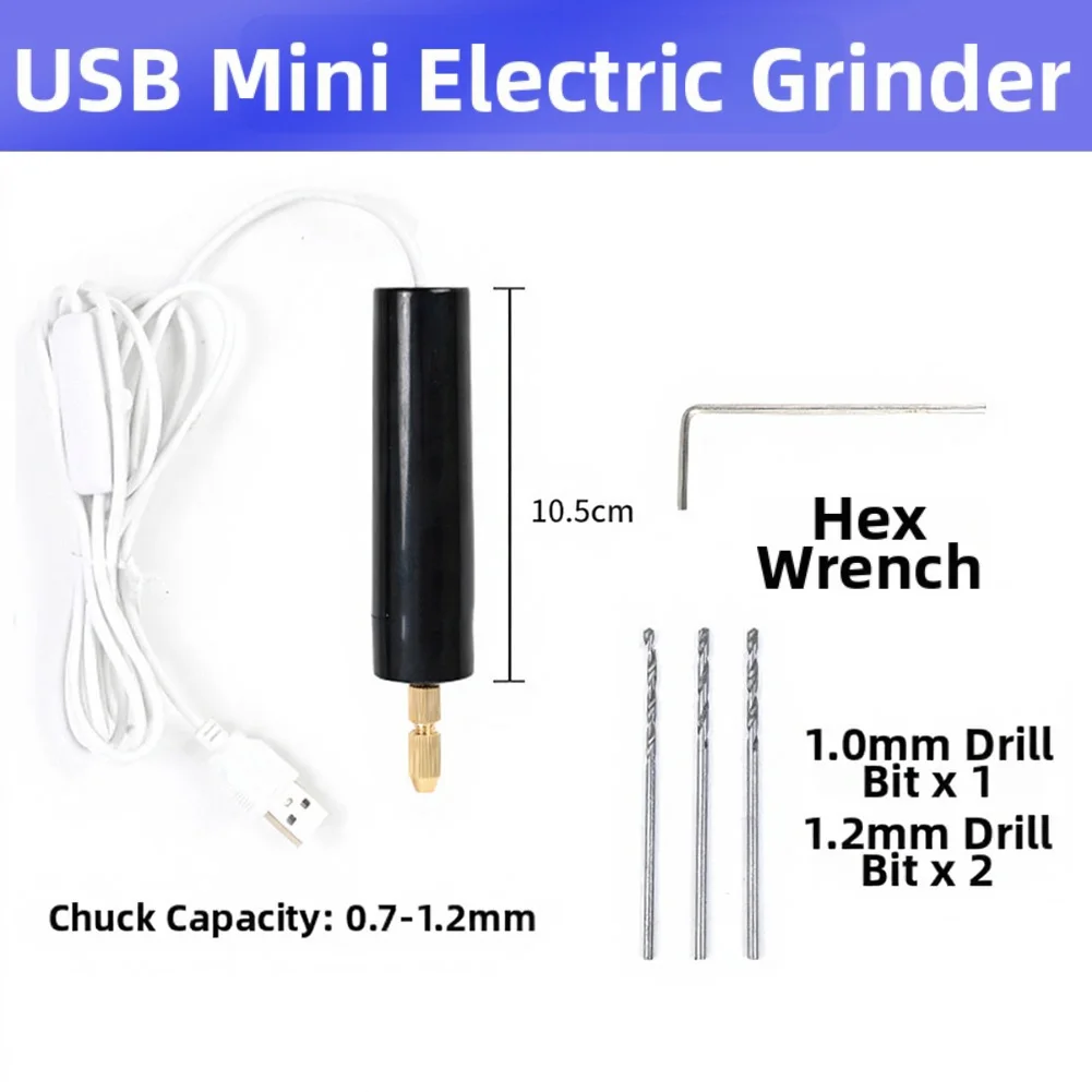 

1 комплект, мини-полировальный станок, компактная USB-ручная дрель, легкая для деревянных досок, пластиковые бумажные печатные платы, сверление