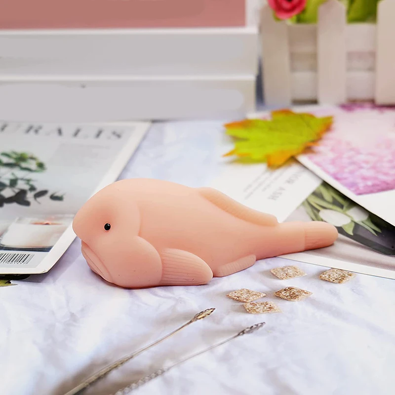 Cute Blobfish Toys Fragrant Droplet Fish  Blob Fish Mochi Decompression Toys Accoutrements Blobfish Novelty Squishy Toy