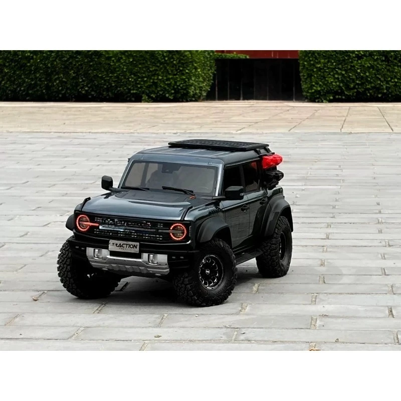 Uk Raptors Guide For KM Bronco Raptor 1/8 RC Crawler Roof Rack Roof Cargo Box Side Water ...