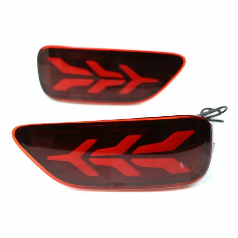 

2pcs 12V LED Car Rear Bumper Tail Lights Driving/Braking/Dynamic Sequential Turning Lights For Nissan Patrol Y62 2012-2020