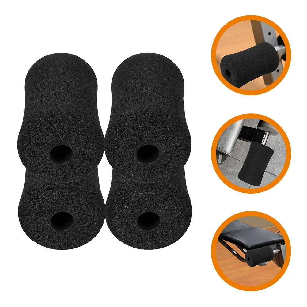 4 stks Voet Pad Roller Mouw Fitnessapparatuur Mat Gym Oefening Foam Pads Rollers Matten Schuim Vervanging Voor Beenverlenging