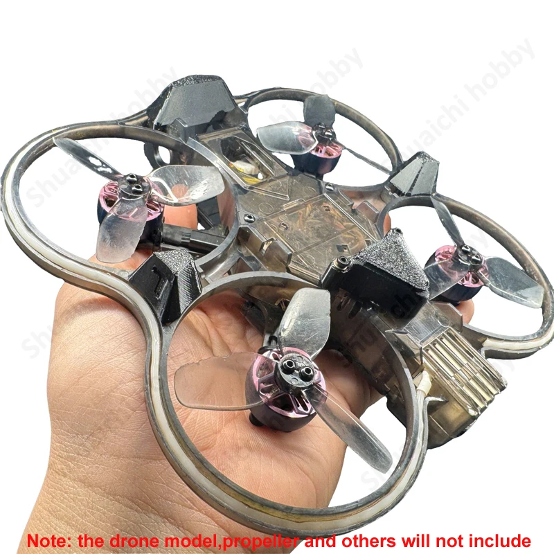 1 jeu de coussinets de pied surélevés avant, train d'atterrissage accru, pièces de protection d'extension antidérapantes pour modèle de cadre de Drone SpeedyBee Bee25 RC