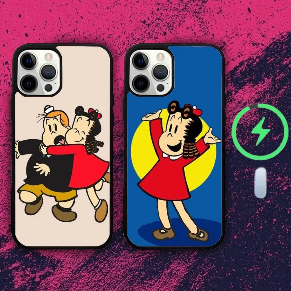 

Cartoon The Littles L-Lulu Phone Case For iPhone 16e,16,15,14,13,12,11,Plus,Pro,Max,Mini Magsafe Magnetic Wireless Charging