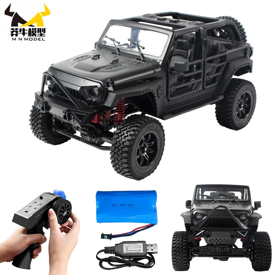 

MN MODEL 1/12 Remote Control All Terrain Vehicle Diving Off-road Car Four-wheel Drive Climbing Truck Rock Crawler Toy for Adult