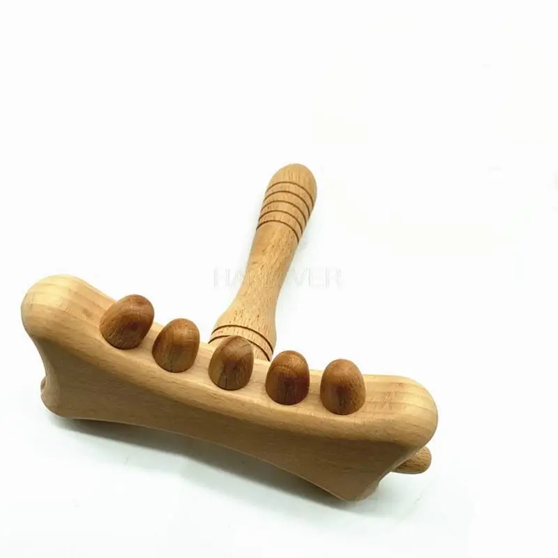 

Wood Therapy Massage Tools Gua Sha Lymphatic Drainage Tool Relief Muscle Soreness Anti Cellulite Trigger Points Massage Hammer