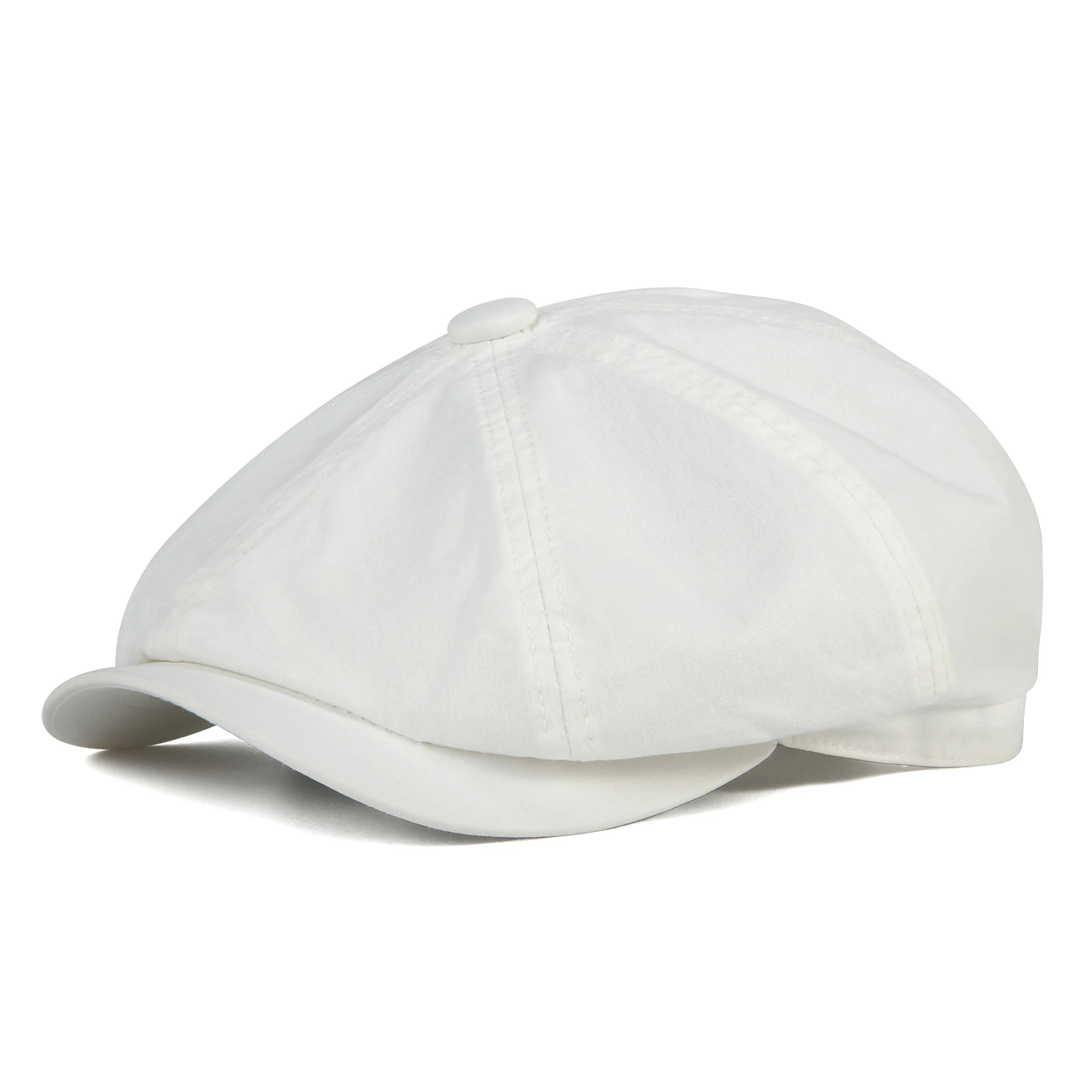 BOTVELA Men's Newsboy Gatsby Hat 100% Cotton Vintage Flat Ivy Driving Cabbie Cap
