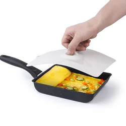 2pcs Silicone Tamagoyaki Pan Cover Egg Frying Pan lid