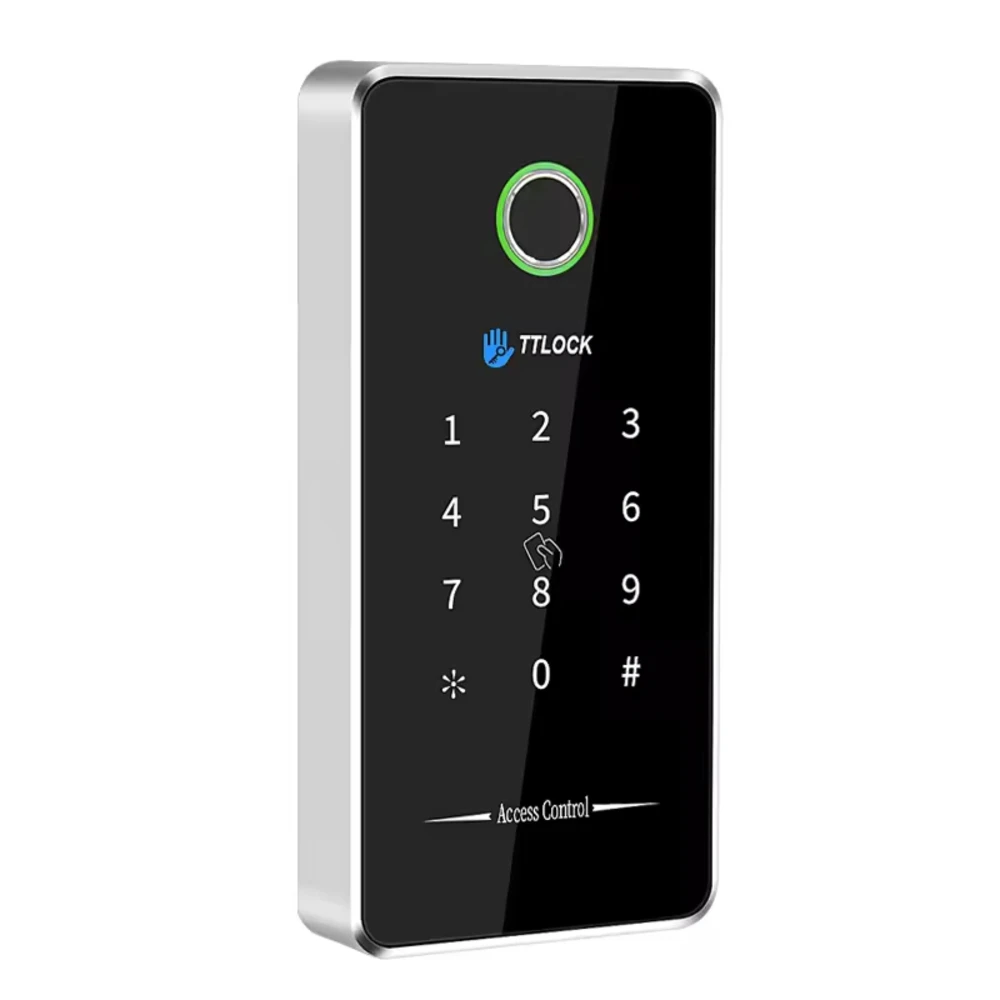 

Metal Waterproof Bluetooth Smart Phone Ttlock App Touch Keypad Fingerprint Access Control Card Reader System