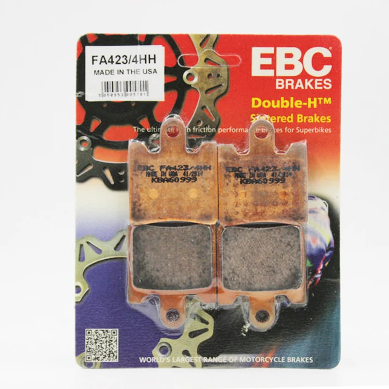 EBC Brake Pads FA423/4HH For Yamaha FJR 1300 A (ABS) (4 pad caliper) 2006-2020 Motorcycle Brake Block 44.7X53.5X8.45mm