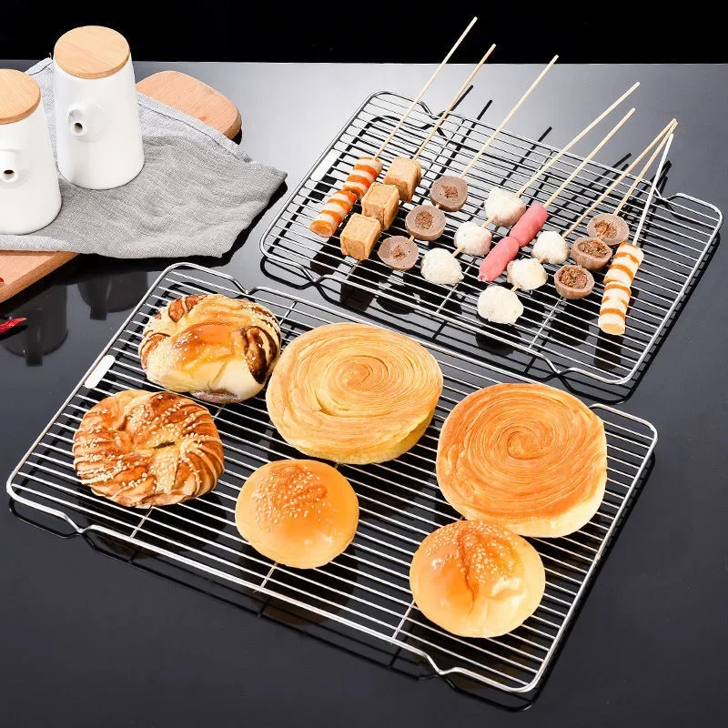 Baking Tray with Removable Cooling Rack Set Stainless Steel Baking Pan Sheet Non Toxic , Used for Oven, BBQ Tray Dishwasher Safe