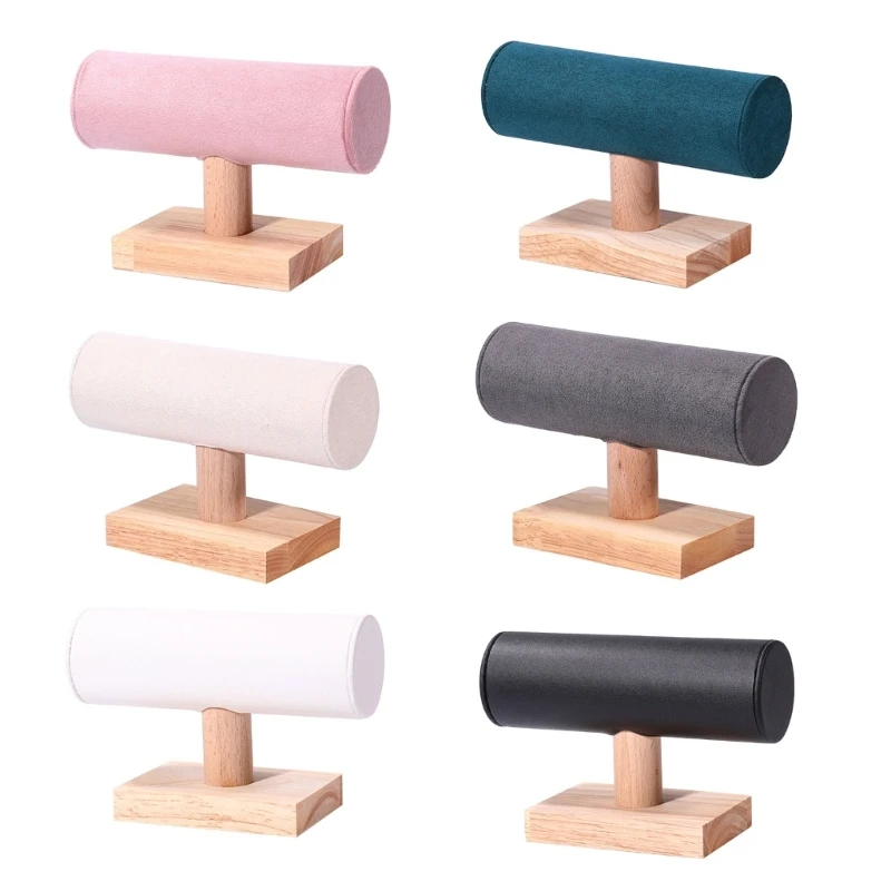 

Стеллаж для хранения браслетов, деревянный браслет, органайзер для часов, подставка для ювелирных изделий, Прямая поставка