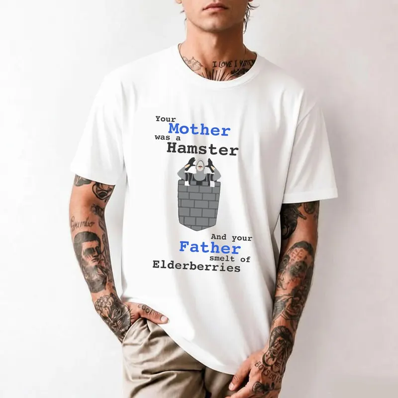 French Soldier Taunts Funny Monty Python Gift T-shirt 0701 Short Sleeve O-Neck Graphic clothes All size Tops S-6XL