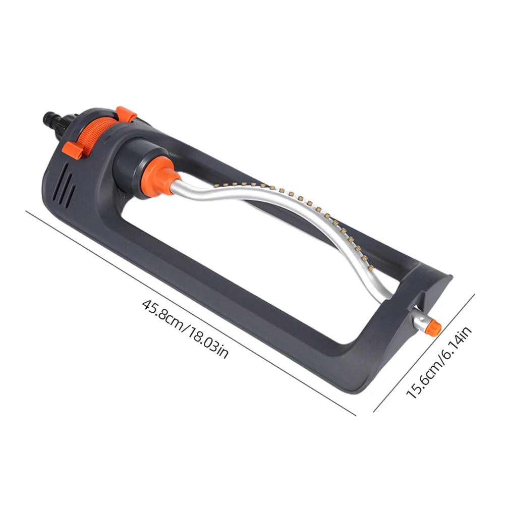 Oscillating Garden Sprinkler 4 Modes Water Sprayer 19 Hole Nozzles with 3/4in Connector for Large Area Coverage Yard Garden Lawn