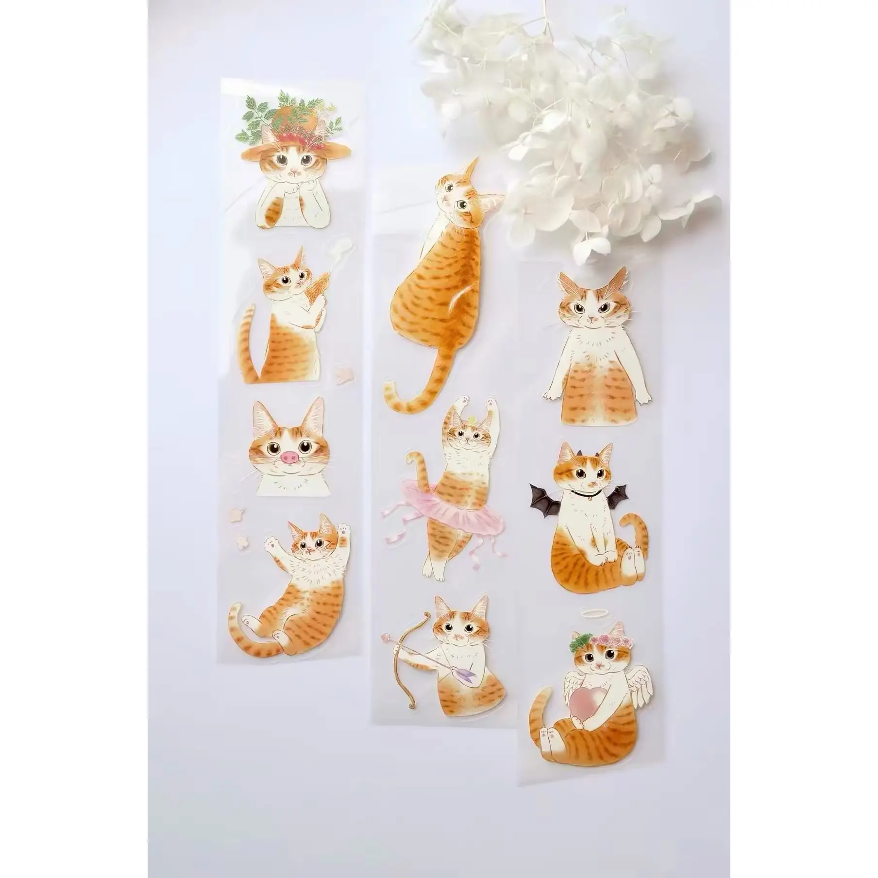 Davidcookslove Studio Vintage Lovely Cooking Cat Washi Paper Tape Planner DIY Card Making Scrapbooking Decorative Sticker
