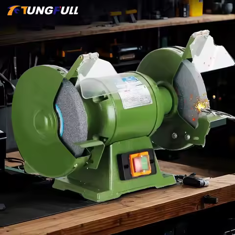 Electric Desktop Grinder Polishing Machine 220V Bench Grinder Knife Sharpener for Metal Woodworking Desktop Polishing Tools
