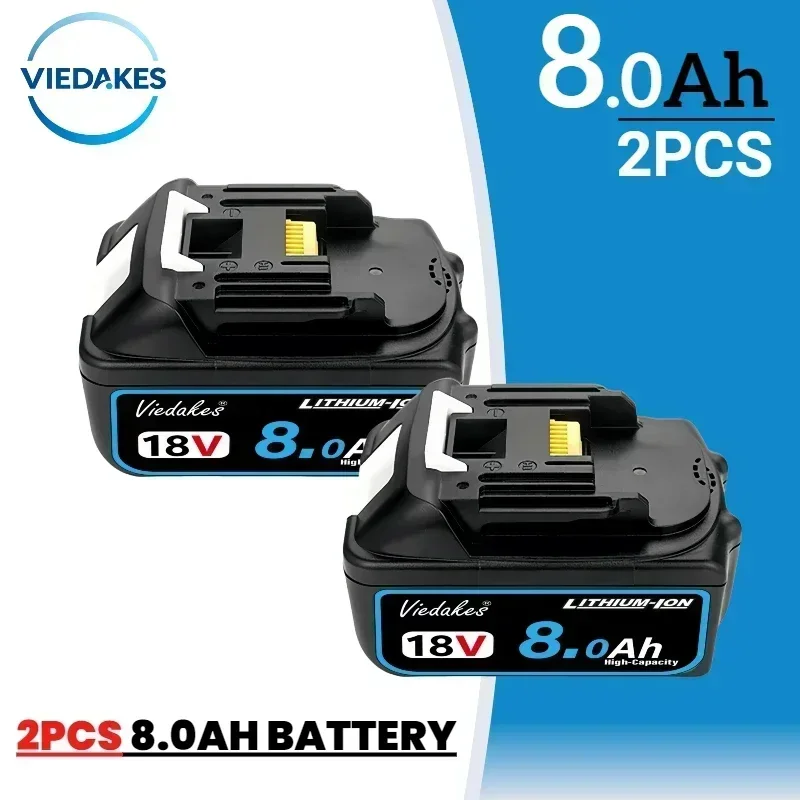 BL1860 voor makita 18 V 8Ah originele batterij BL1830 BL1860 BL1850B tool batterij compatibel Voor Makita 18 Volt draadloze slijper ☺ ☺