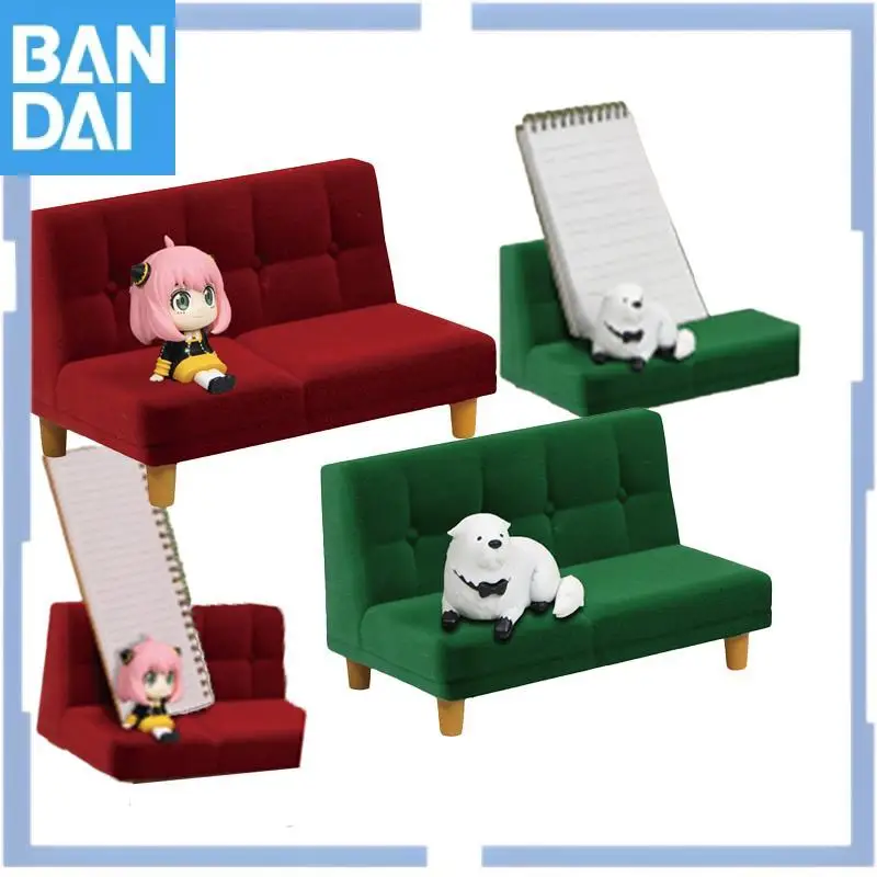 

Original Bandai Namco Banpresto Spy Family Anya Forger Bond Forger Phone Stand Shelf Pvc Anime Figure Model Collector Toy Gift