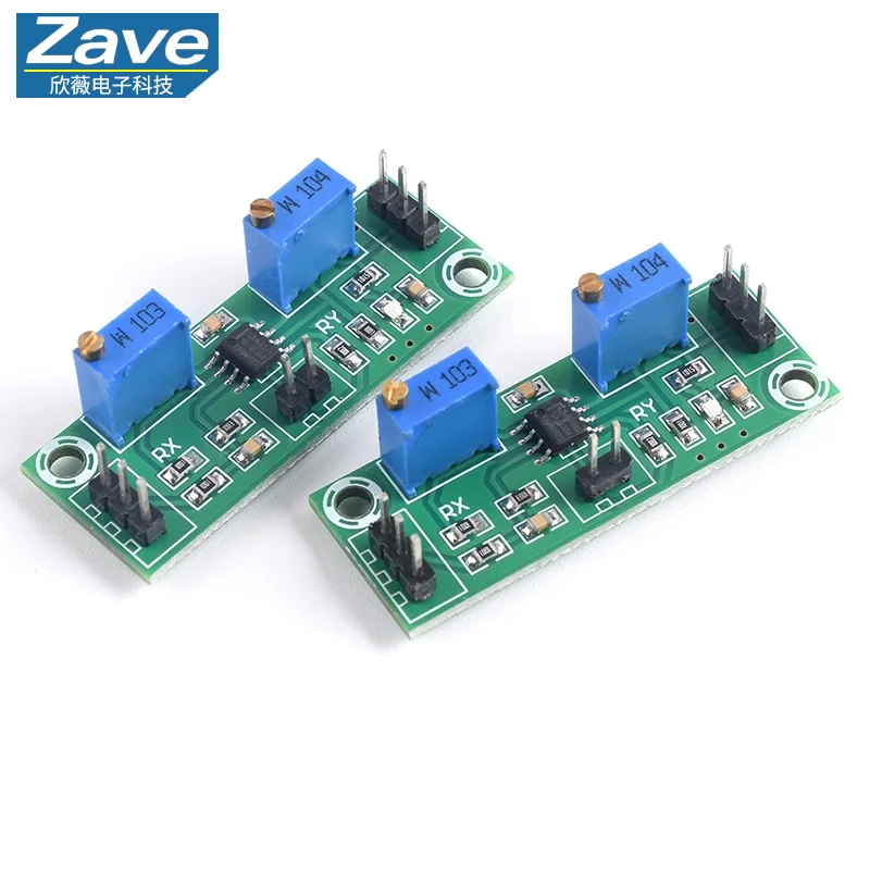 LM358 Weak Signal Amplifier (Voltage Amplifier / Two-Stage Op-Amp Module / Single-Supply Signal Collector)