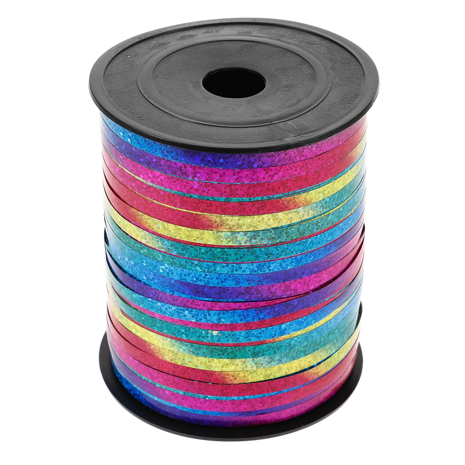 

1 Roll Laser Curling Balloon Ribbon Anti-Wear Decorative Gift Wrapping Flower Bouquet Packaging Ribbon for DIY Crafts