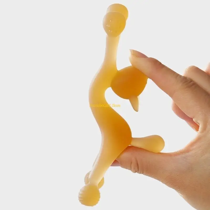 لعبة WXTD Leagh for Baby على شكل لعبة Teother Toy Silicone Baby Teether Silicone Teether teether للأطفال الصغار الأطفال