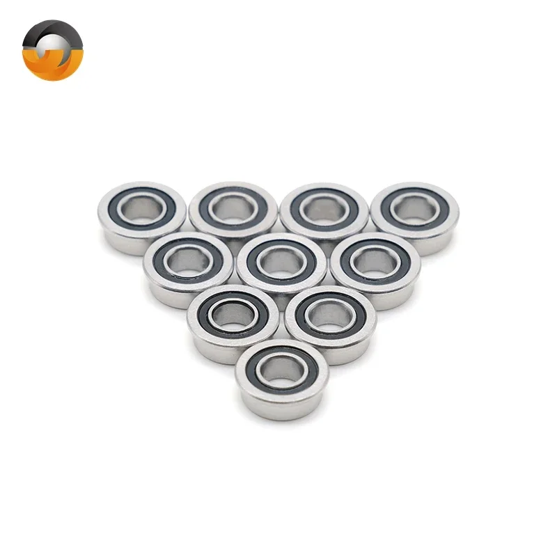 

10PCS MF105RS Bearing 5x10x4 mm ABEC-7 Voron 3D Flanged Bearing MF105-2RS MF105RS 3D Print Bearings