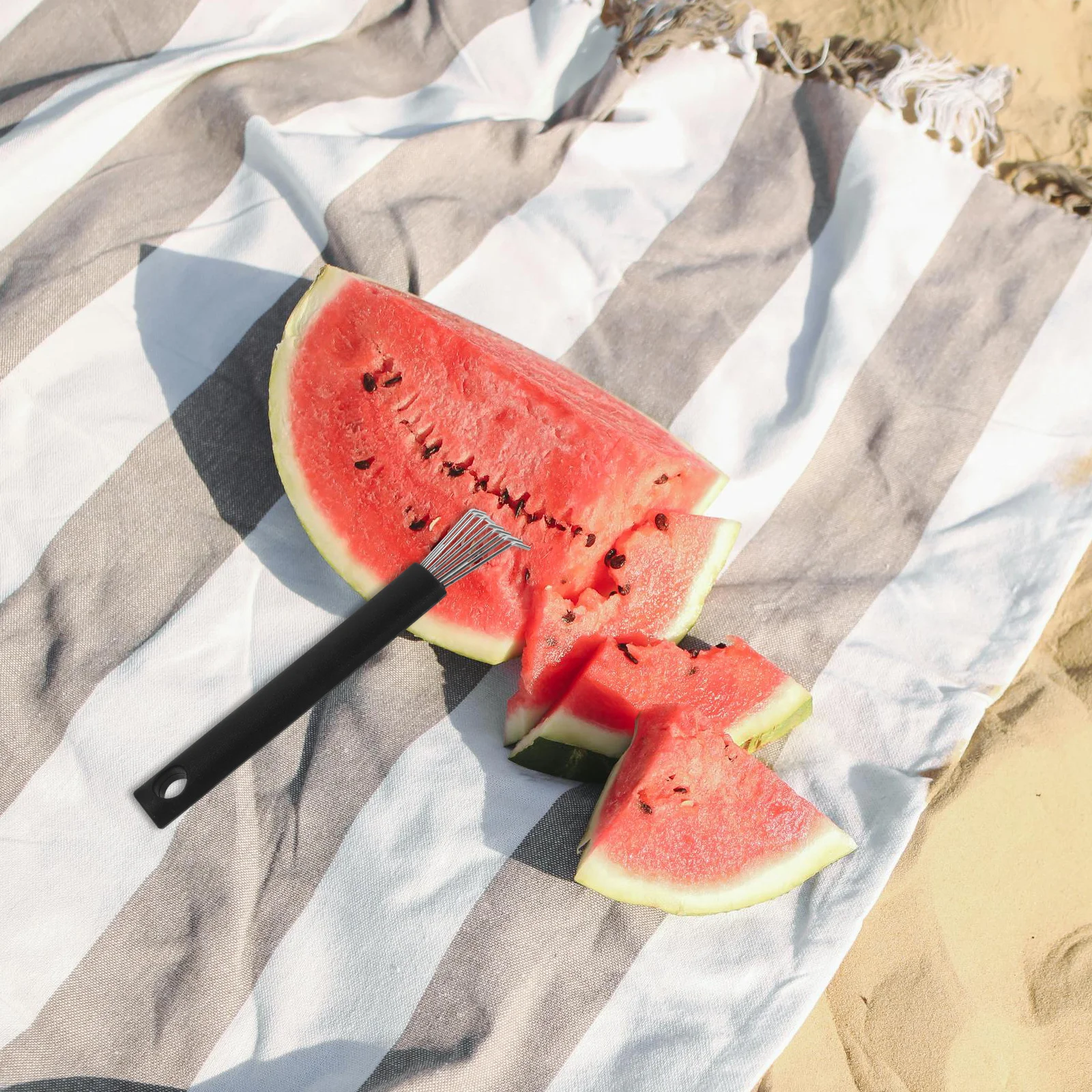 

Mini Hand Rake Stainless Steel Watermelon Seed Remover Core Tool Fruit Corer for Kitchen Use Wear-Resistant Watermelon Pitter