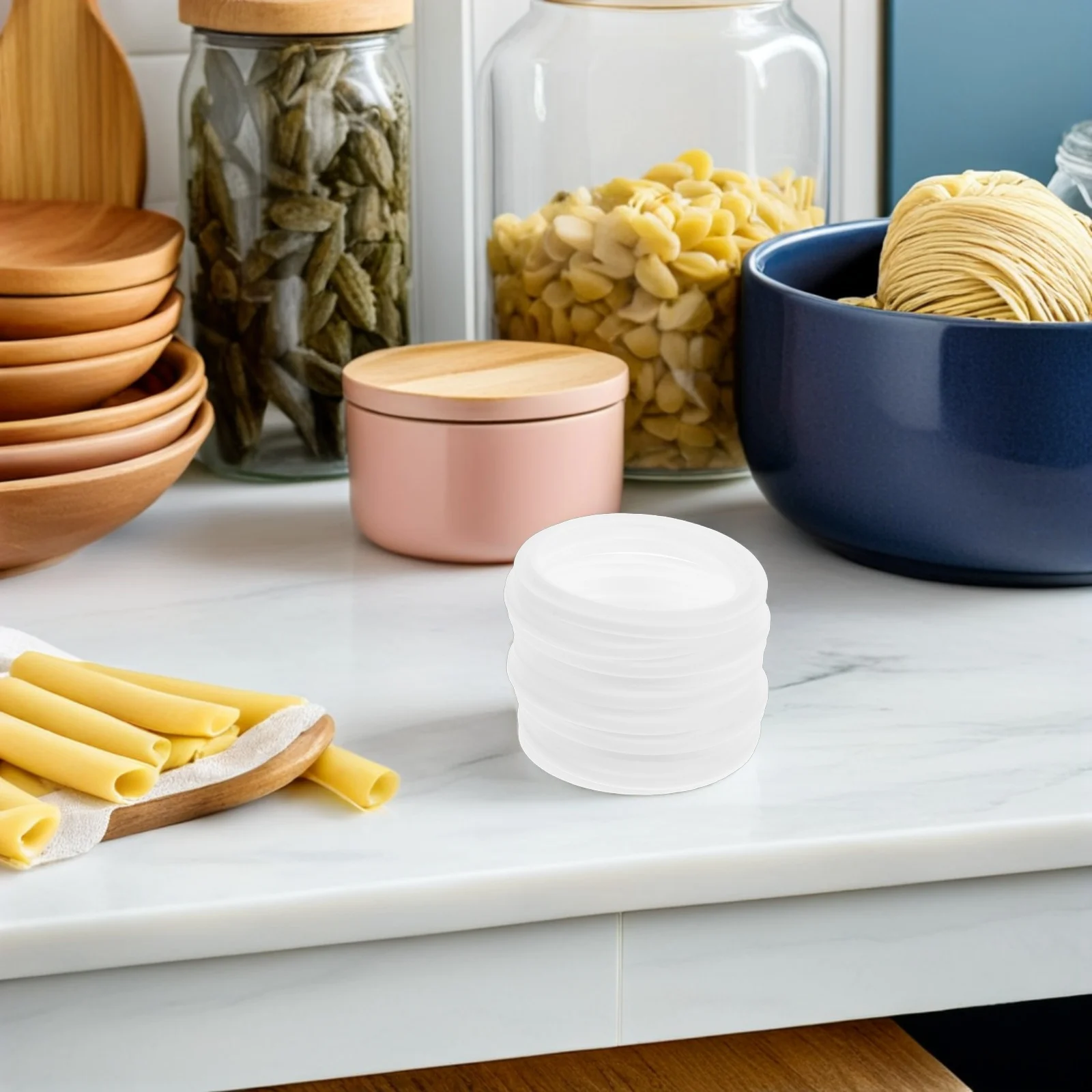 

10Pcs Silicone Seal Gaskets Lunch Box Replacement Leak Proof Flexible Silicone Rings for Food Container and Bento