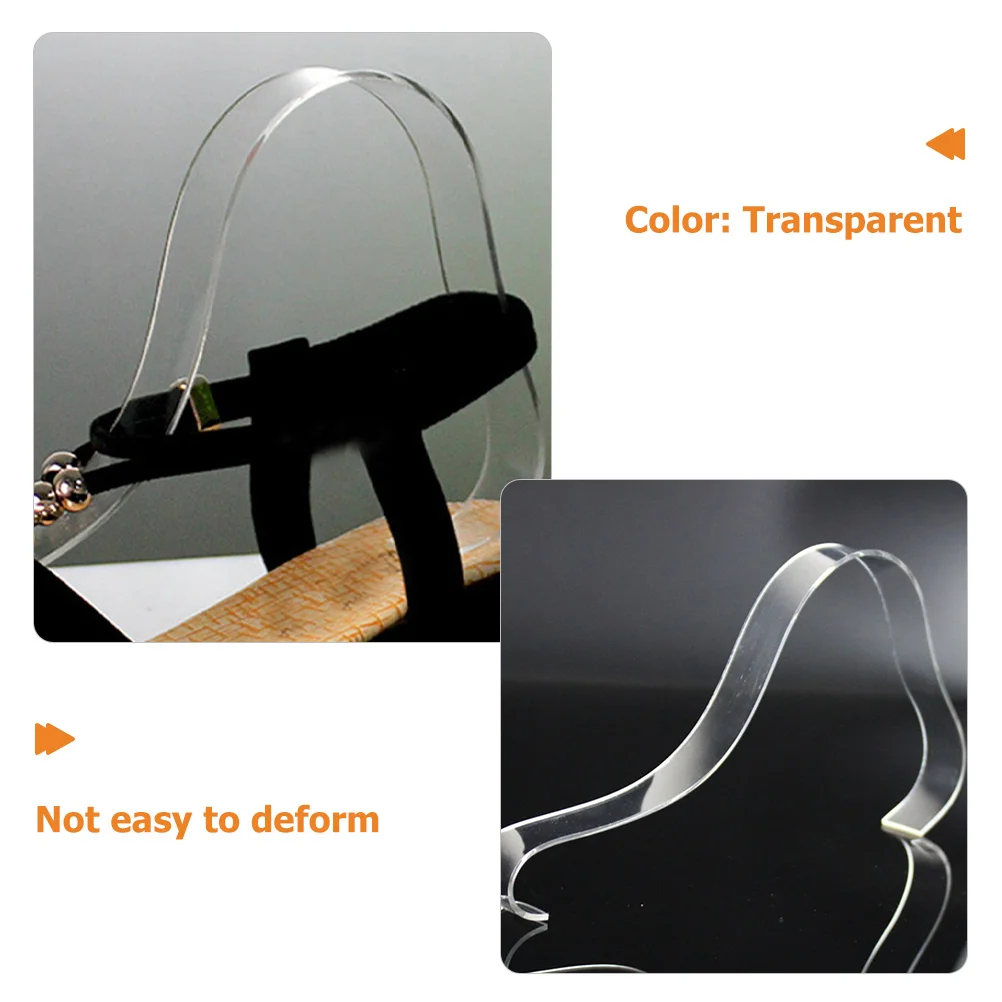 

24Pcs High Heel Shoe Display Supports Acrylic Clear Sandals Inner Inserts Shoe Organizer Holder Store Display Stand