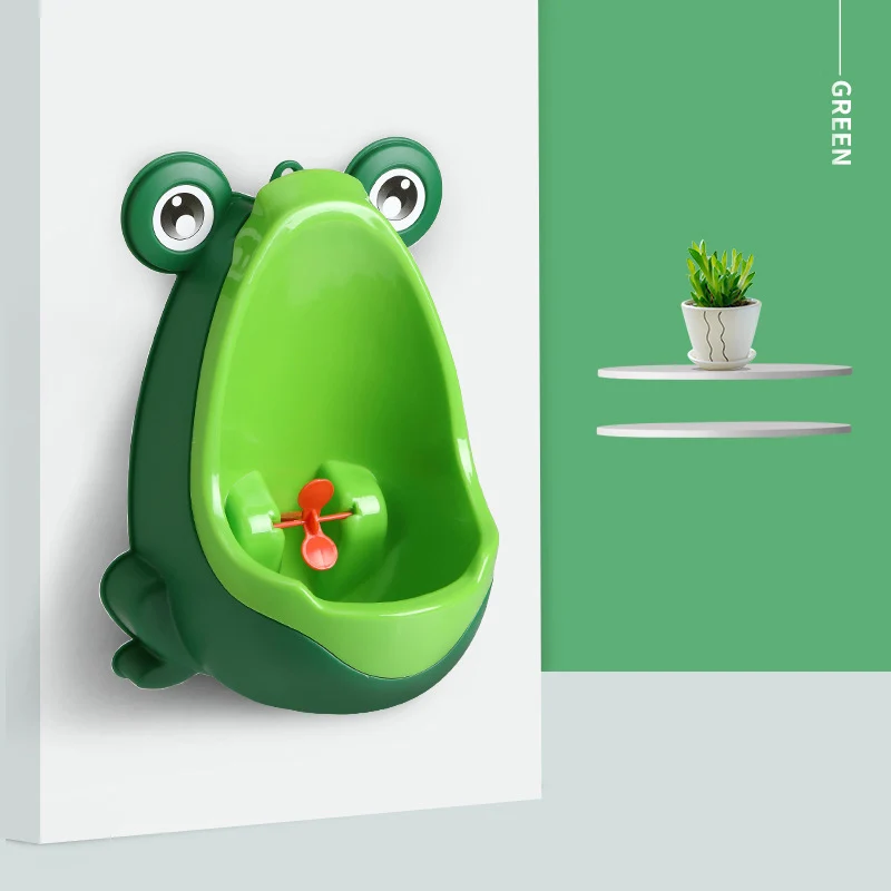 

New Frog Plastic Baby Boys Children Pee Potty Toilet Training Kids Urinal Bathroom