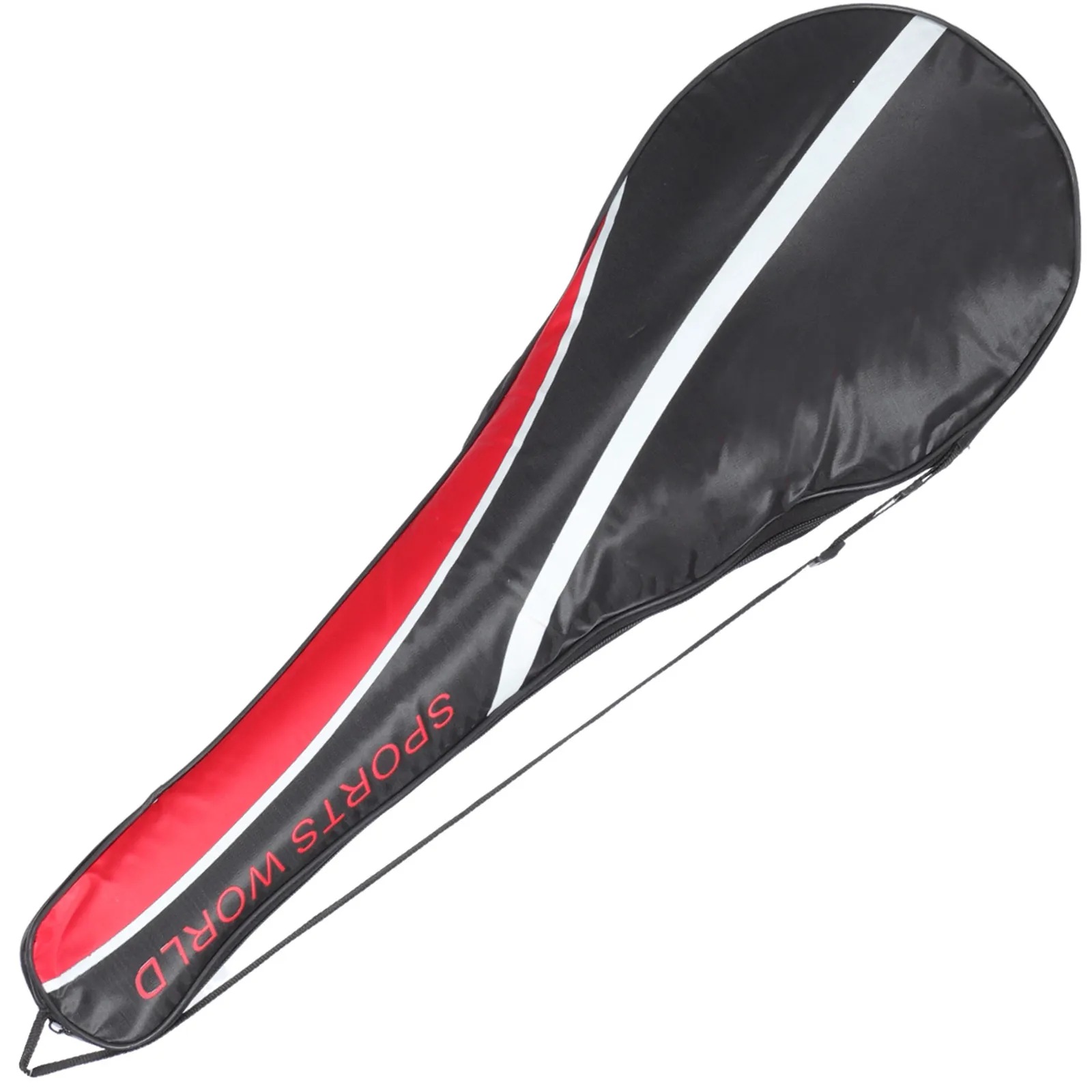 

Высококачественная сумка для хранения ракеток для бадминтона из ткани Оксфорд, вмещает две ракетки, регулируемый плечевой ремень, застежка-молния, многофункциональная.