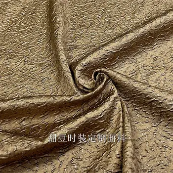 金線錦緞提花布料壓花色織深色圖案洋裝風衣西裝外套服飾歐洲品牌時尚布料 8 最佳銷售 尼日利亞錦緞布料 - №7