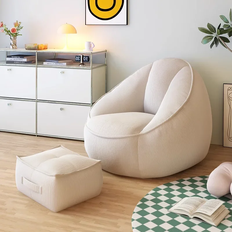 Bedroom, living room, sedentary and comfortable single sofa, small apartment can sit and sleep
