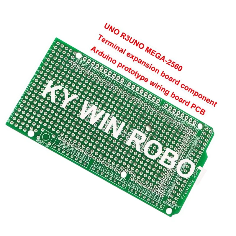 1PCS/LOTS 100% UNO R3UNO MEGA-2560 Terminal Expansion Board Component Arduino Prototype Wiring Board PCB