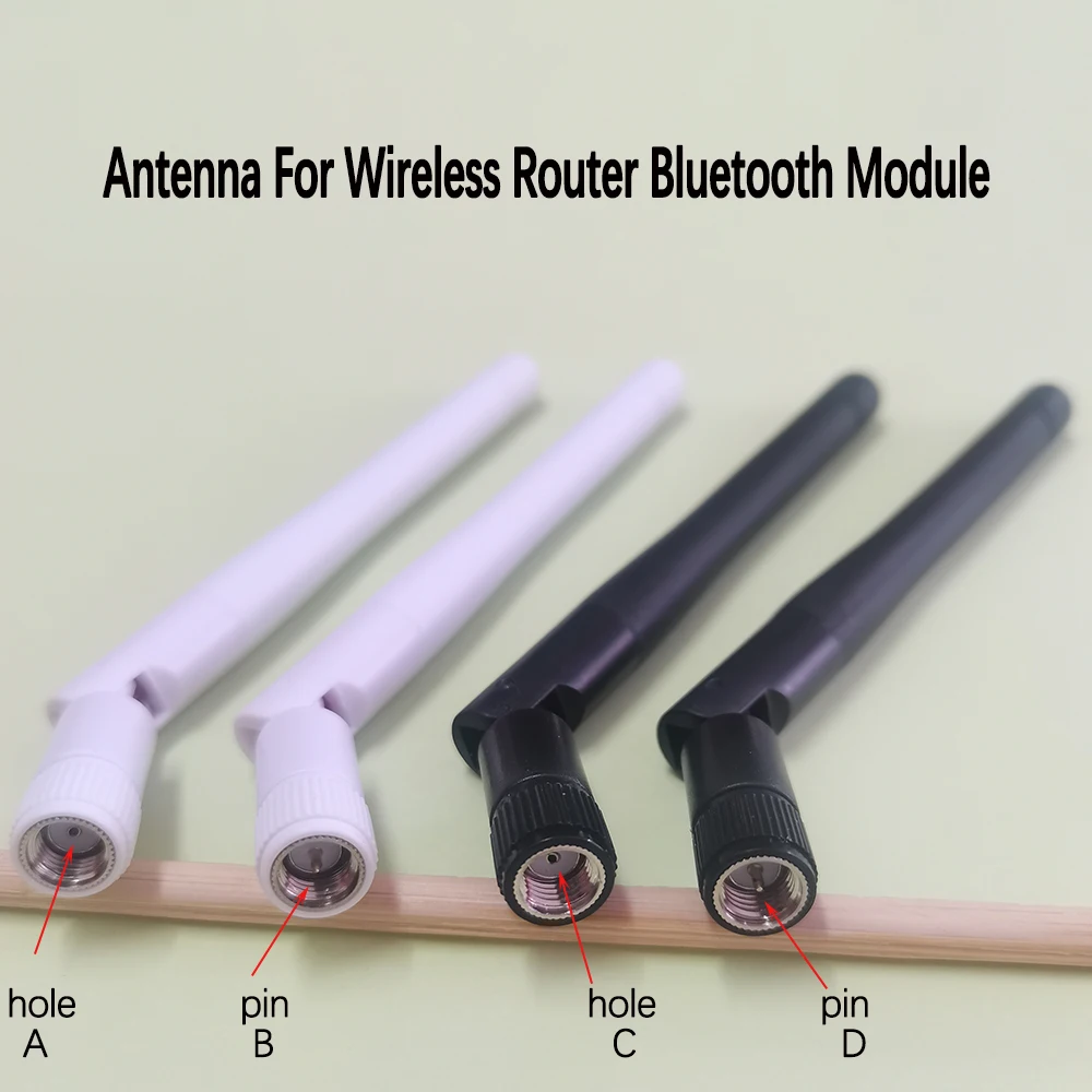 1PC Small Foldable SMA Antenna 3dBi 2.4G 5GHz 5.8GHz Dual Band External WiFi Bluetooth Wireless Signal Antenna With Hole or Pin