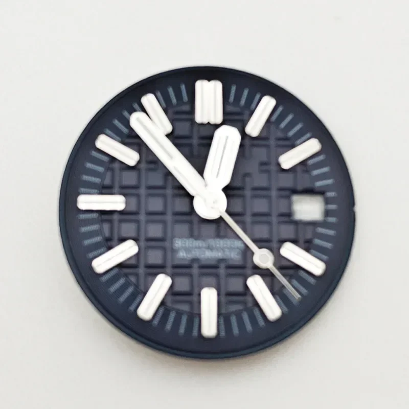 Cadran Shoous à bande argentée pour montre, mouvement mécanique, accessoires de remise en état, vert, applicable ata yota, 8215, 3804, 2813, 30mm