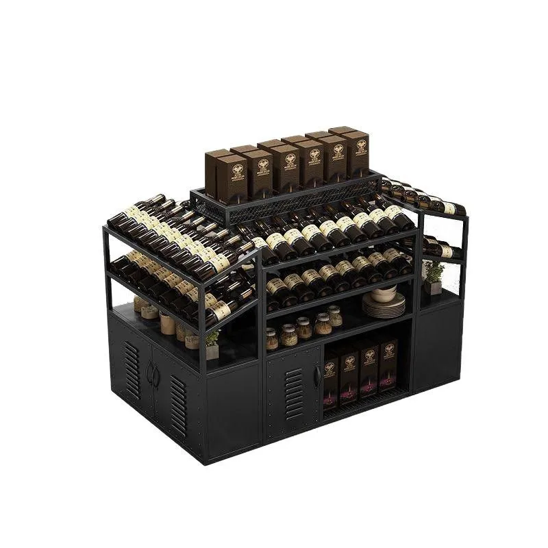 

Wine cabinet Commercial winery Supermarket Wine rack Bar cabinet Wine rack