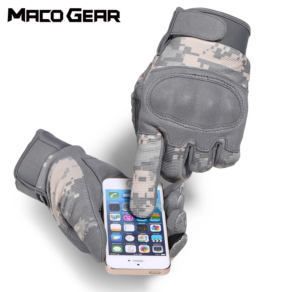 Tactical TouchScreen Gloves Cycling Men Bike Training Work Shooting Sport Motorcycle Riding Bicycle Non-slip Full Finger Mittens