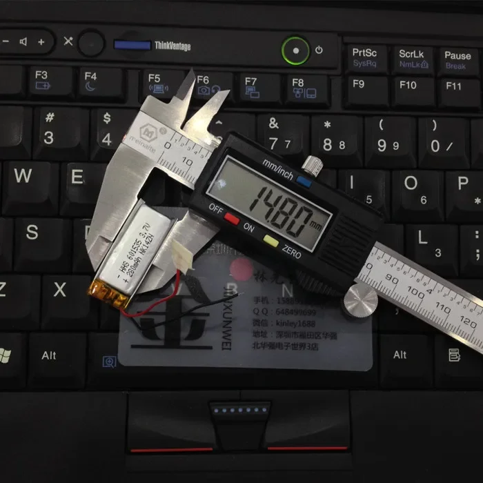 Полимерная литиевая батарея 3,7 В 601535   280 мАч ручка для записи, ручка для чтения, маленькая игрушка для видеокамеры