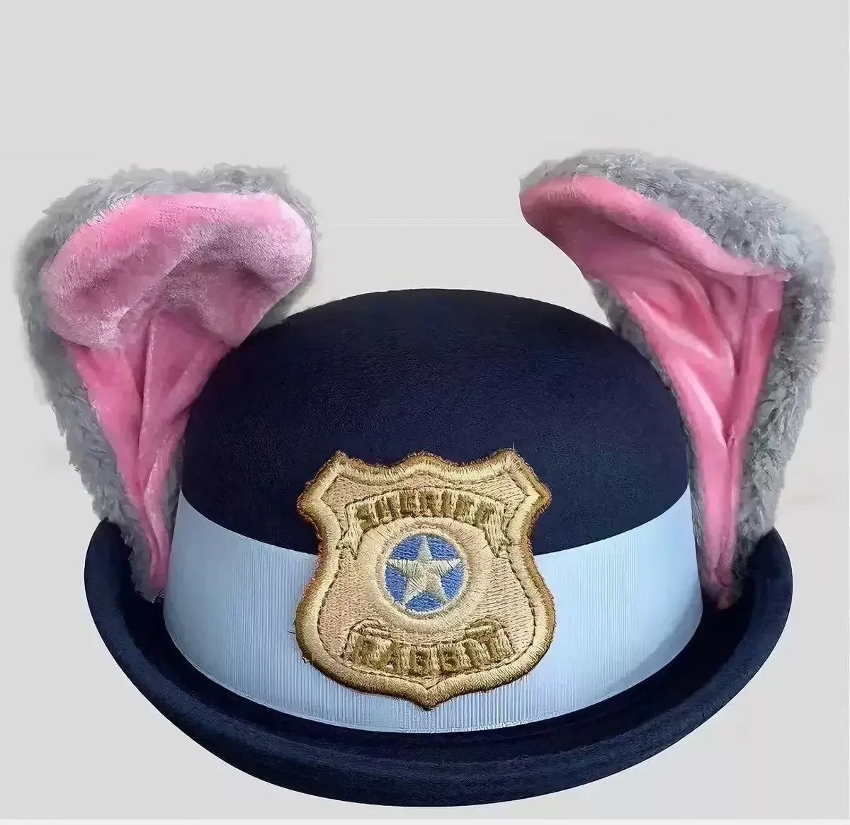 NEW Disney Zootopia 2 Judy Hopps Bendable Bunny Ear Sheriff Hat | Cosplay/Christmas/Anime Rabbit Police Movie Accessory - Image 2