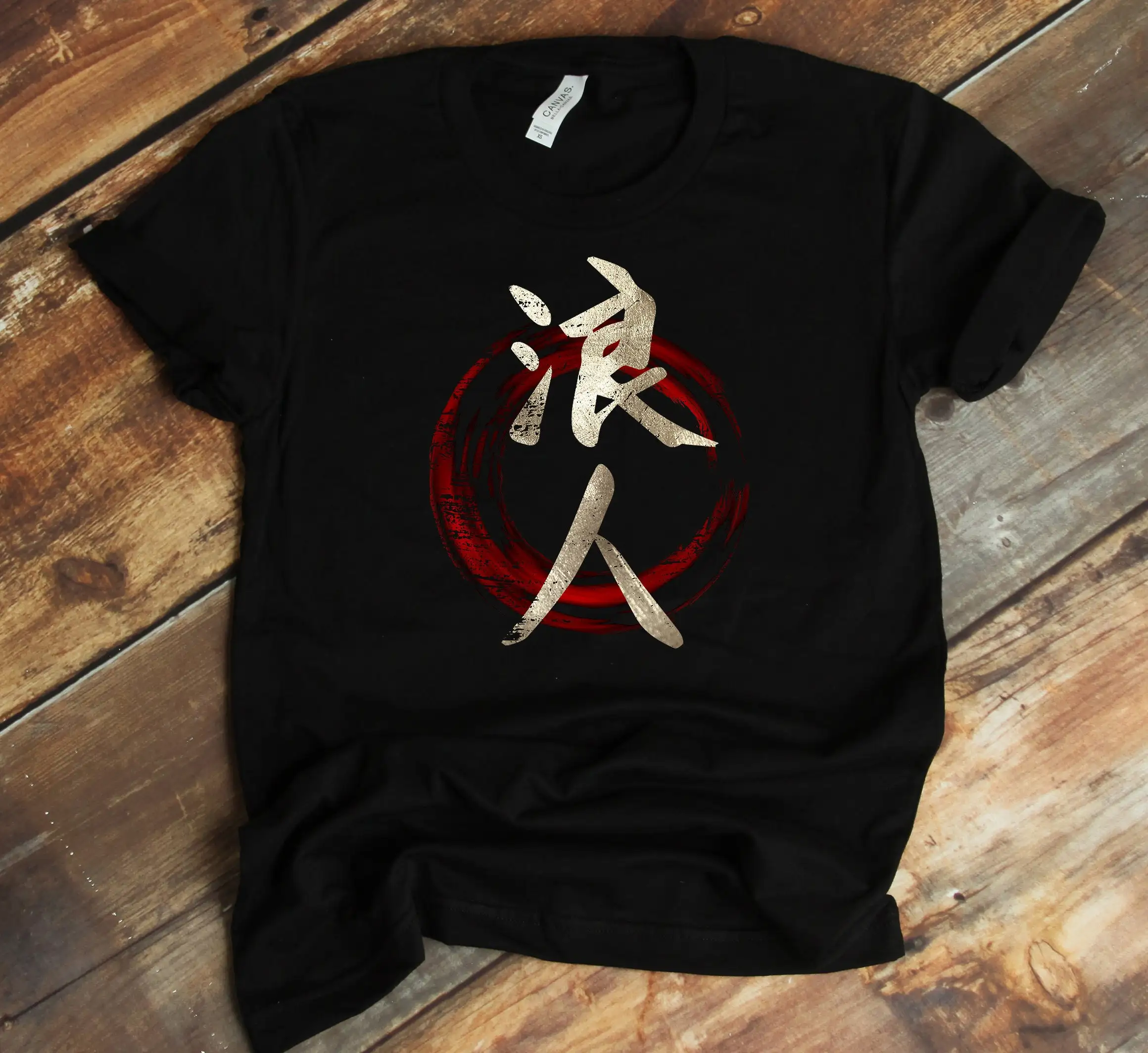 Ronin Japanese Kanji T Shirt Culture Japan Lover Masterless Samurai For Feudal