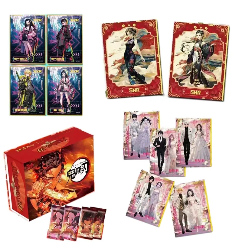 

Demon Slayer Collection Cards High-end Premium New Original Rare Limited ACG Anime Character Playing Collectible Cards