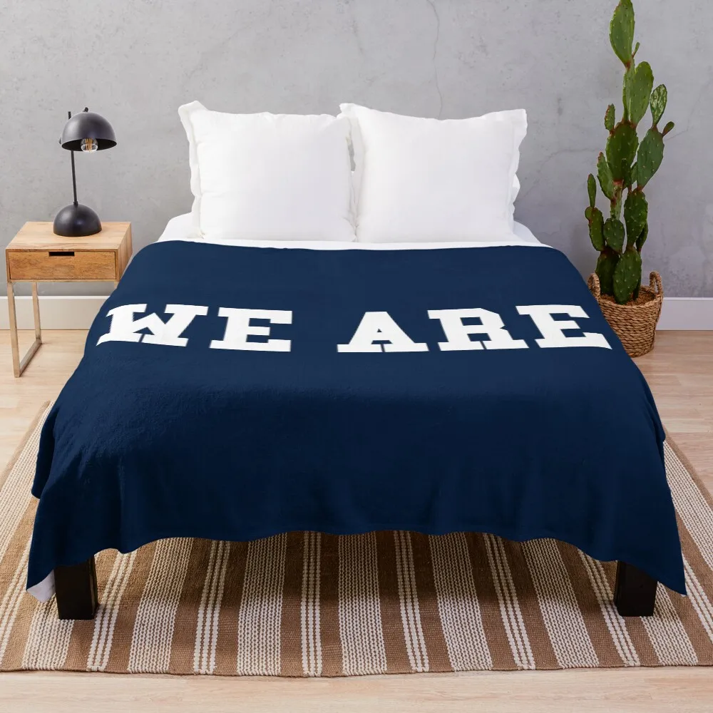 

WE ARE Throw Blanket Soft Warm Blanket Gift for Grandparents